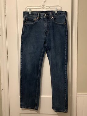 Levi's 505 Men's Dark Blue Relaxed Straight Jeans